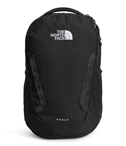 The North Face Vault Everyday Laptop Backpack - Commuter Travel Bag, Water-Repellent Finish, Spacious Compartment, TNF Black-NPF, One Size