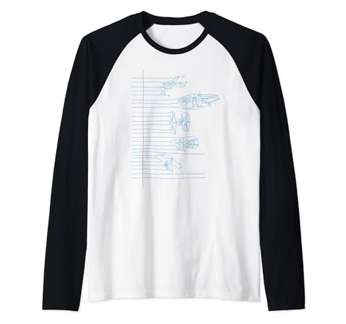 Baseball Tee Star Wars Homework Sketch idéal pour vos journées détente et pop culture