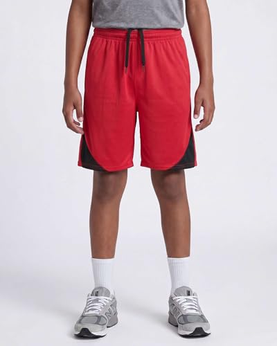 Image of 5 Pack Boys' Mesh Athletic Shorts Basketball Kids Soccer Sports Pockets
