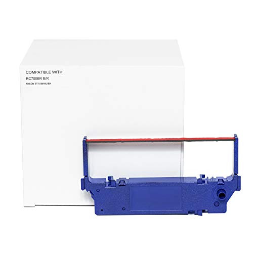 Cinta para impresora RC800 - Pack de 18 - Negro, Rojo miniatura 1