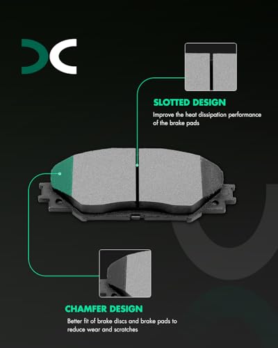 Image of SCITOO Brake Kits 31440;31443;D1210;D1212 Front Rear Brake Rotors Brake Pad | Fit For Lexus For HS250h 2010-2012,For Toyota For RAV4 2006-2018
