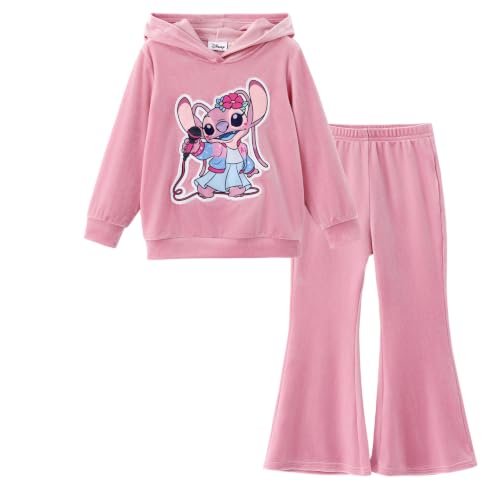 Image of Disney Princess Toddler Girls Clothes Long Sleeve Hoodies and Leggings Clothing Sets Fall Casual Pullover Tracksuit