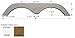 ICON 01639 Tandem Axle Fender Skirt FS775 for R-Vision - Polar White