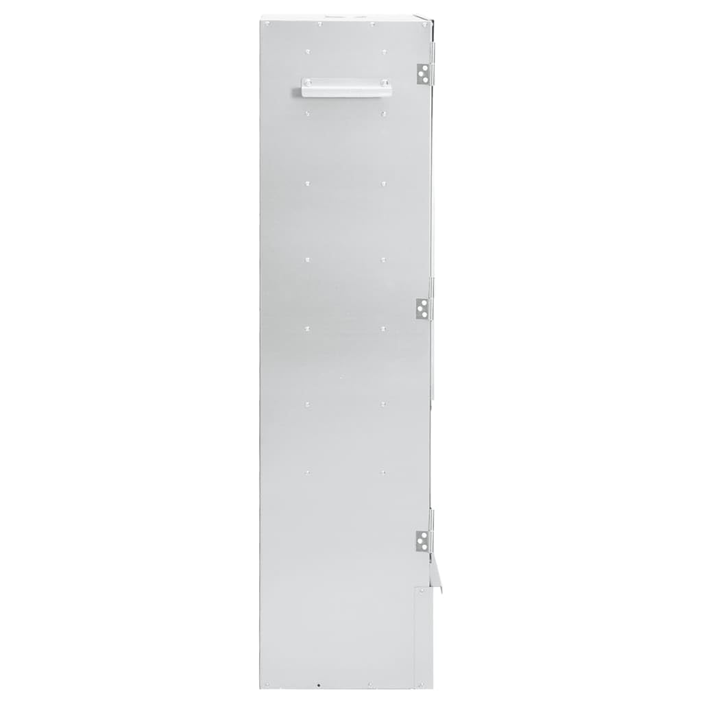 Horno para ahumar con termómetro y ventana de cristal de acero galvanizado, generador de humo frío hasta 20 horas con ganchos en forma de S