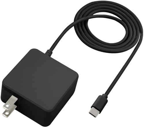 65W USB-C Power Supply Compatible with JBL Wireless Bluetooth Speakers & Earphones - JBL Charge 4/5/6 Flip 5/6/7 Pulse 4/5 Clip 4/5 GO 3/4 JRPOP Extreme 4 Vibe Beam Endurance Peak