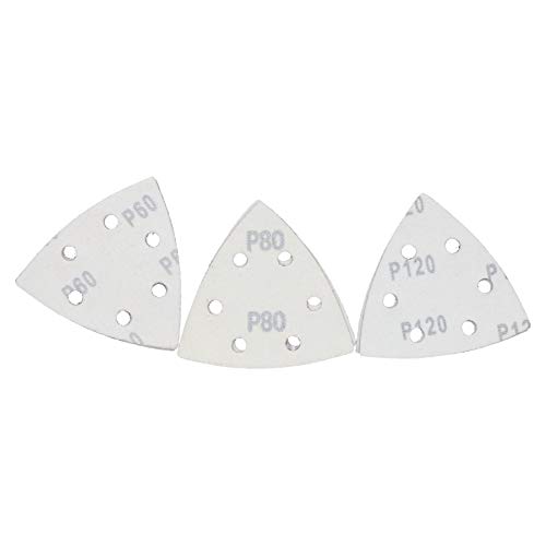 Abrasif triangulaire Delta 93mm grain 240 lot de disques de ponçage auto-agrippant - 4