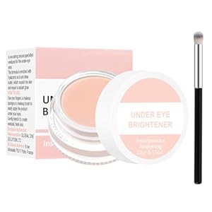 AUYAO Farbkorrigierender Augenaufheller Concealer mit Pinsel (10g)