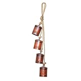 Vintage Kuhglocke Weihnachtsdekoration - 39,6 cm Eisen-Metallglocke mit melodischem Klang...