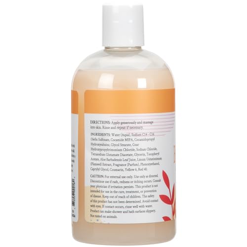 Ginger Lily Farms Botanicals Nourishing Body Wash, Coco Mango, 100% Vegan & Cruelty-Free, Coconut Mango Scent, 12 Fl Oz