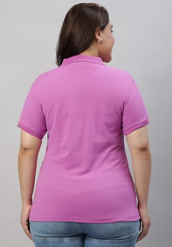 Image of Wear Your Opinion Womens Plus Size Polo Collar Neck T-Shirt Top