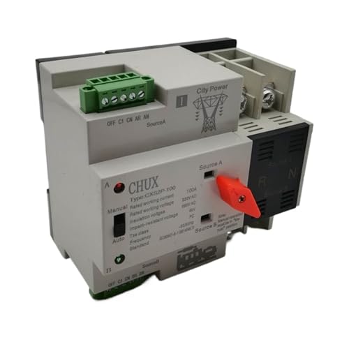 Double alimentation sans interruption mini commutateur ATS 3P pour éviter les pannes