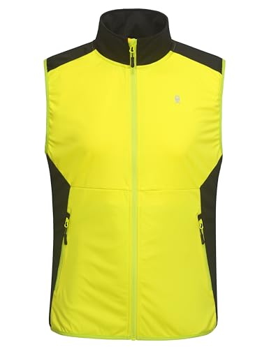 Image of Little Donkey Andy Men's Water-resistant Outerwear Vests, Stretch Windproof Vest for Cycling, Running, Golf