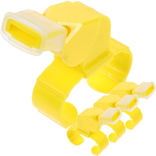 Set de 4 silbatos de árbitro deportivos de plástico Abaodam miniatura 1