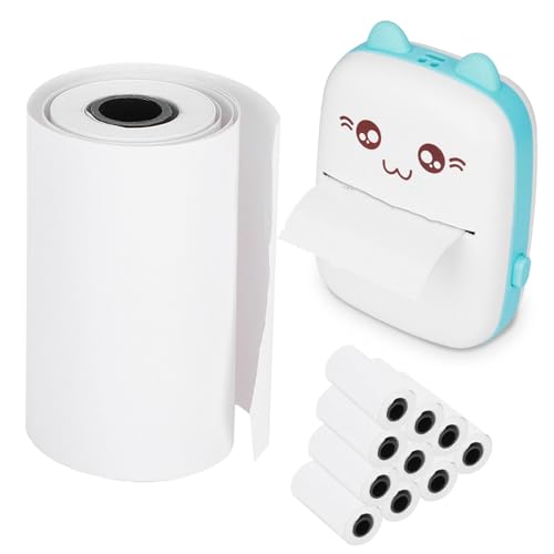 Papel térmico de 55 mm FLEXMAN para recibos y datáfonos, pack de 10 rollos de 6 m de largo 6