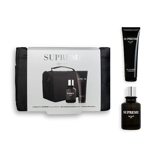 Lote hombre 'My Soul Supreme' | Contiene eau de parfum 100 ml, gel champú 100 ml y neceser para el Hombre
