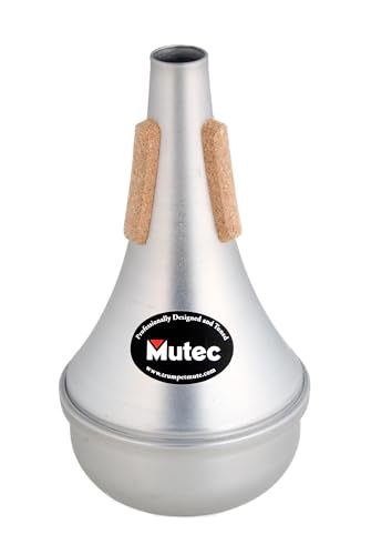 Trumpet Straight Mute, Aluminum Round Bottom for Full Projection | Mutec