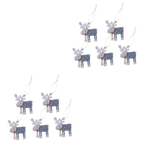 Ornements d'arbre de noël FCXDMY raffinés avec motifs d'élan pour décoration soignée
