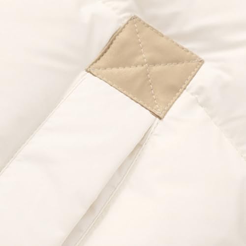 Long Hooded Puffer Jacket for Girls Boys Zip Up Button Thicken Down Coat Youth Kids Cute Warm Windproof Clothes3