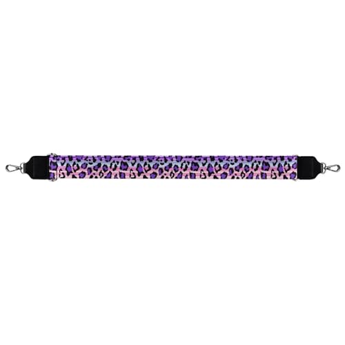 Image of Halloween Handbag Strap Canvas Purse Strap Colorful Bat Black Shoulder Strap Multicolor Bats Replacement Strap