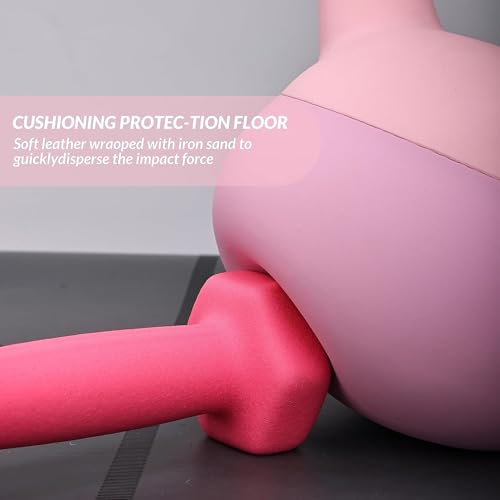 image for Fitvids Soft Kettlebells - Sea and Iron Sand Filled Weights for Women 