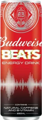 Budweiser Beats Energy Drink 250 ml Unique|