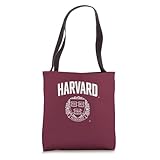 Harvard University Crimson | License Champs Tote Bag - White, 16