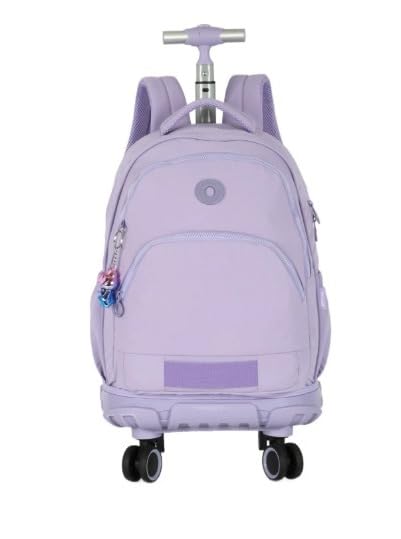 Mochila 4 Rodinhas Grande Giro 360 Crinkle Up4you Lilas