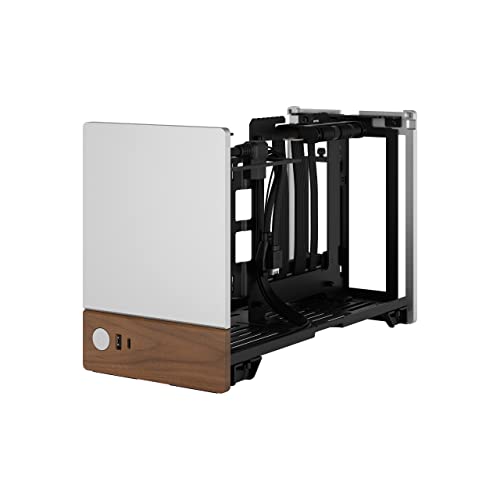 Fractal Design Terra Silver - Wood Walnut Front Panel - Small Form Factor - mITX Gaming case – PCIe 4.0 Riser Cable – USB Type-C - Anodized Aluminum Panels – Bild 20