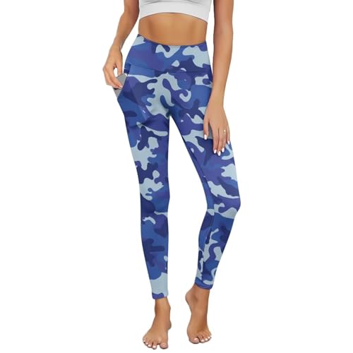 Pantalones de yoga para mujer con bolsillos y de cintura alta para entrenamiento
