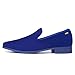 UUBARIS Mens Casual Velvet Loafers Lightweight Slip-on Dress Shoes Fashion Style Driving Shoess Blue Size 8