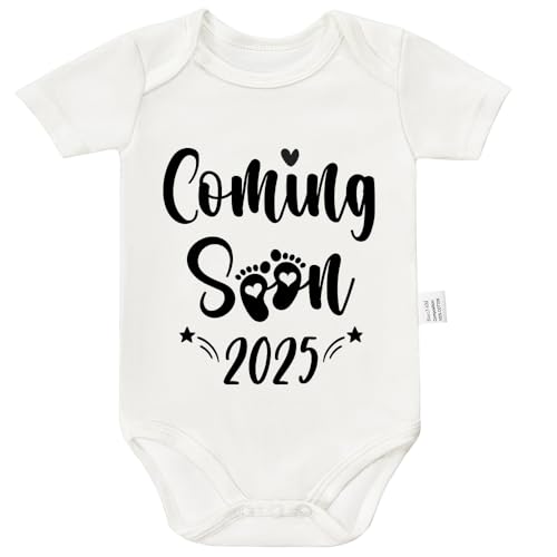 Newborn Announcement Coming Soon 2025 Bodysuits, Gender Neutral B...