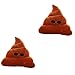 Toyvian Peluche Forma De Caca 2 Piezas Cojín De Felpa Almohada Caca Almohada De Peluche con Comida Imagen de Toyvian Peluche Forma De Caca 2 Piezas Cojín De Felpa Almohada Caca Almohada De Peluche con Comida