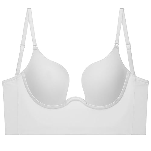 Soutien-gorge dos bas blanc pour éliminer les bretelles visibles