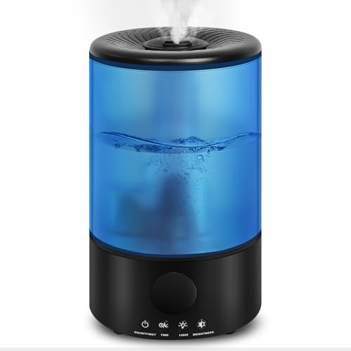 ZStarlite Luftbefeuchter Schlafzimmer Top-Fill, 3.2L 360°Cool Mist Humidifier für Kinderzimmer und...