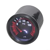 Sihavena Turbo-Druck-Wassertemperatur-Öltemperatur-Öldruck-Voltmeter und Drehzahlmesser, 12 V Messgerät-Set für Autos, LKWs, Boote (Öltemperatur)