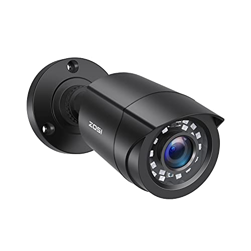 Image of ZOSI 2.0MP FHD 1080p Security Camera Outdoor /Indoor (Hybrid 4-in-1 HD-CVI /TVI /AHD /960H Analog CVBS),24PCS LEDs,80ft Night Vision,Weatherproof Surveillance CCTV Bullet Camera