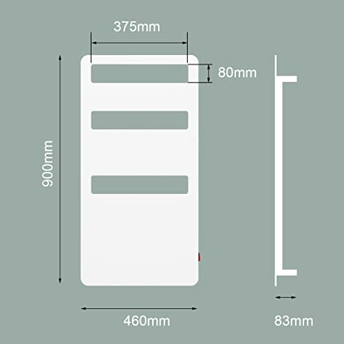 Evokor 001 Heated Towel Rack For Bathroom, Towel Warmer Wall Mounted, Electric Towel Warmers thumb #5
