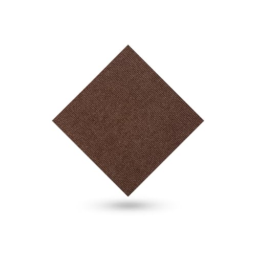 Hiseng Moqueta Adhesiva para el Suelo Losetas de Moqueta 30x30cm Antideslizantes Resistentes Losetas de Alfombra Autoadhesivas Baldosas Fáciles para Oficina Sala de Estar (30 piezas,Café)