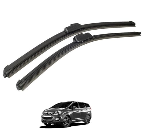 Image of Windshield Car Wiper Blade Both Sides Frameless Soft Durable Set of 2 Pcs for Marazzo