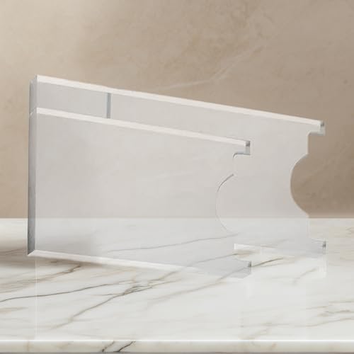 Protector de pared transparente para sofá y espaciador acrílico de muebles 8