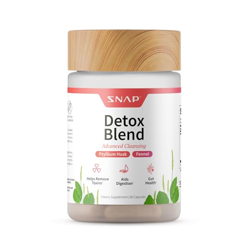 Snap Supplements Detox Blend to Support Gut Health, 60 Vegan Capsules