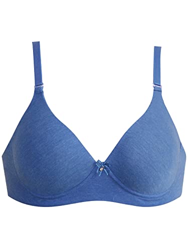 Image of Dazzle Womens Lightly Padded T-Shirt Bra | Non-Wired, Moderate Coverage, Stretch Cotton, Hand Washable, Regular Wear (DB545, Pack of 1)