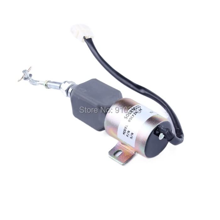 New Shut Down Solenoid For Kinglong Bus 37V66-56010 05CF24 24V (Color : 12V)