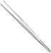 TeckMed O.R. Grade Thumb Dressing Forceps, 10 in, Stainless Steel