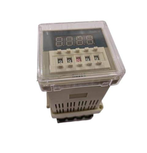 TPSC7 Relé de tiempo con pantalla digital, CA 110 V, DH48S, DH48S-1Z, temporizador retardo 0,01 S-99 H99 M, 8 pines base .A77