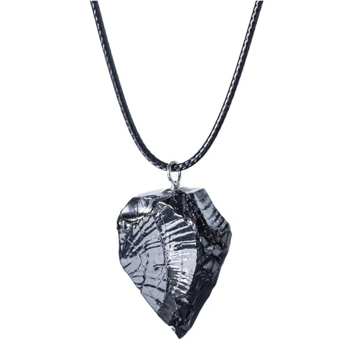 Keled Rocks Elite Shungite - Necklace - Type I Shungite - Infused with Earth Energy - Raise Vitality Up - Crystal Health
