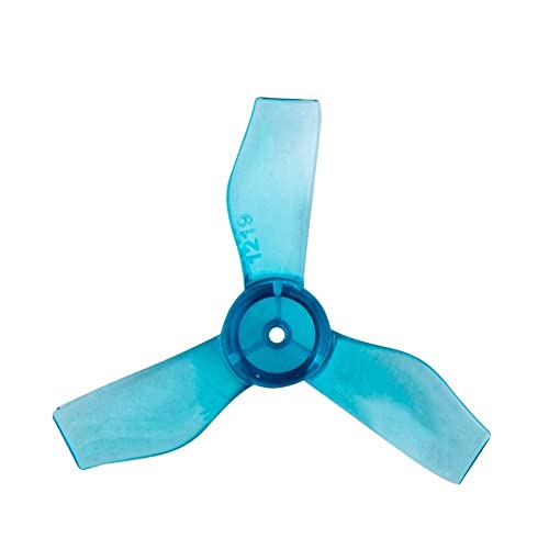 31 ミリメートル 1219 3 PC プロペラ 1 ミリメートル RC FPV レーシング Tinywhoop Mobula6 ドローンと 0703 0804 1103 モーター(4PAIRS BLUE)