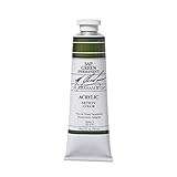 M. Graham 2-Ounce Tube Acrylic Paint, Sap Green (22-174)