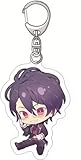 Cartoon Anime Pendant Keychains Holder Car Key Ring Mobile Phone Bag Hanging Cute Kawaii Chibi Diabolik Lovers (Reiji Sakamaki/Style 1)