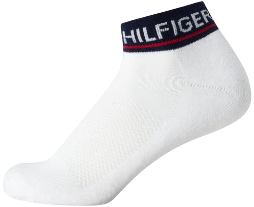 Image of Tommy Hilfiger Womens Quarter Socks - 6 Pack Cotton Blend Cushioned Athletic Ankle Socks for Women for Sports and Running